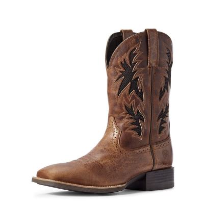 Ariat Sport Cool VentTEK Koyu Kahverengi Western Csizma Erkek (30860-754)